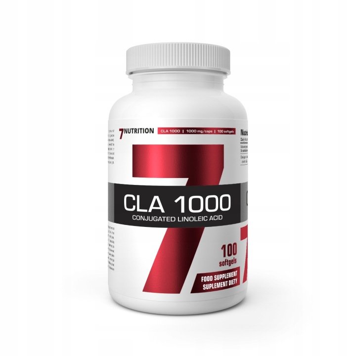2 SZTUKI - 7NUTRITION CLA 1000 mg (100 kaps. miękkich)