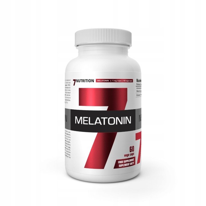 2 SZTUKI - 7NUTRITION Malatonin - Melatonina 1 mg (60 kaps.)