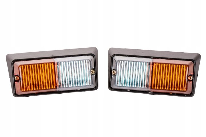 2x-Lampa-przednia-do-ciagnika-Wladimirec-T-25-metalowe-prawa-lewa-komplet 2x Lampa przednia do ciągnika Władimirec T-25 metalowe prawa + lewa komplet