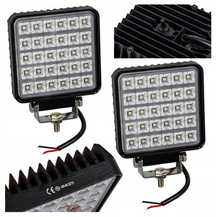 2x-Lampa-robocza-LED-12V-24V-z-wlacznikiem-swiatlo-rozproszone-2-sztuki 2x Lampa robocza LED 12V 24V z włącznikiem światło rozproszone 2 sztuki