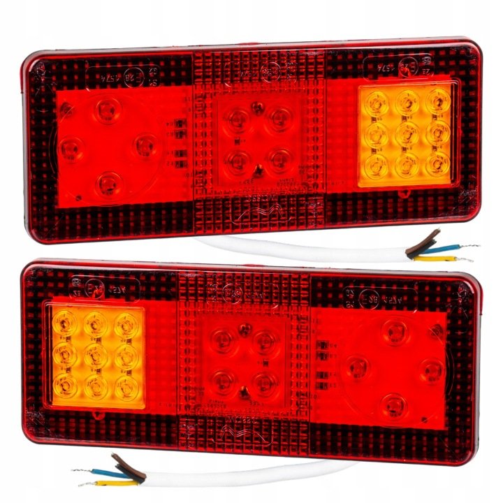 2x-Lampy-tylne-LED-12V-zespolone-MTZ-80-82-73033716-Lewa-Prawa 2x Lampy tylne LED 12V zespolone MTZ 80 82 73033716 Lewa + Prawa