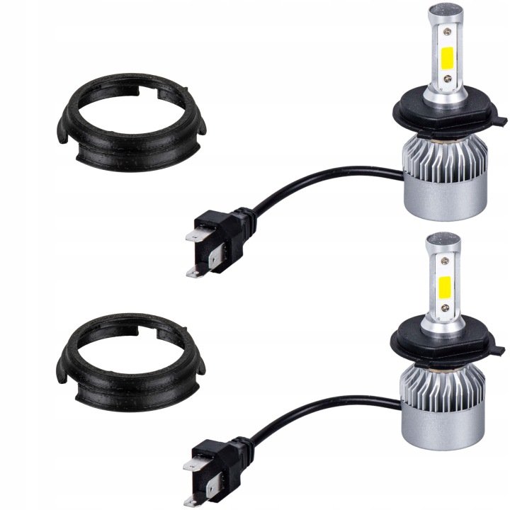 2x-Zarowka-H4-LED-12V-Ursus-C-330-C-360-adaptery-R2-P45t-na-H4-komplet 2x Żarówka H4 LED 12V Ursus C-330 C-360 adaptery R2 P45t na H4 komplet