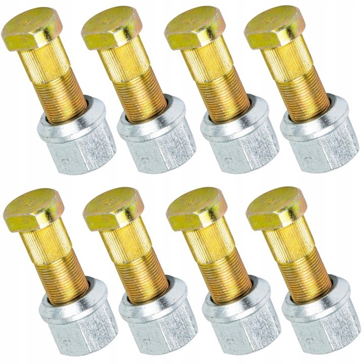 8x-SRUBA-SZPILKA-kola-tylnego-URSUS-C-360-NAKRETKA-zestaw-M22x1-5mm 8x ŚRUBA SZPILKA koła tylnego URSUS C-360 + NAKRĘTKA zestaw M22x1,5mm