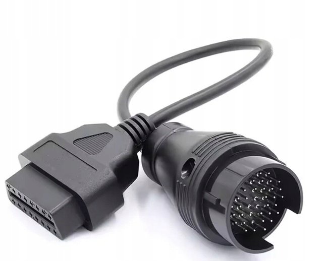 ADAPTER-KABEL-OBD2-PRZEJSCIOWKA-38-PIN-MERCEDES-W124-W140-W202-W210 Adapter diagnostyczny OBD2 na Mercedes 38 PIN, kabel 40 cm