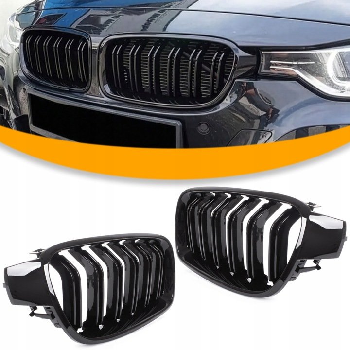 ATRAPA GRILL KRATKA NERKI do BMW F30 F31 M3 M PAKIET GLOSSY