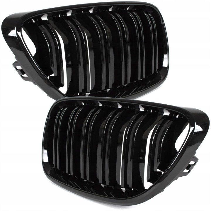 ATRAPA GRILL NERKI KRATKA do BMW 2 F21 F22 M2 F82 CZARNY POŁYSK