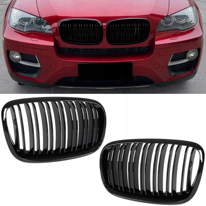 ATRAPA NERKI GRILL KRATKA do BMW X5 E70 X6 E71 M-PAKIET