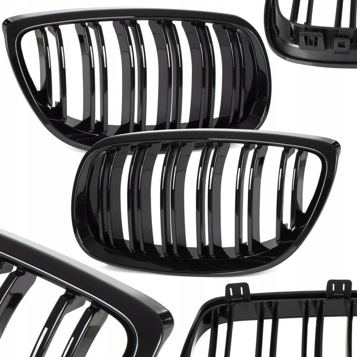 Atrapa-Nerki-Grill-Czarny-Polysk-BMW-E92-E93-2006-2010-PRZEDLIFT-PAKIET-M3 Atrapa Nerki Grill Czarny Połysk BMW E92 E93 2006-2010 PRZEDLIFT PAKIET M3