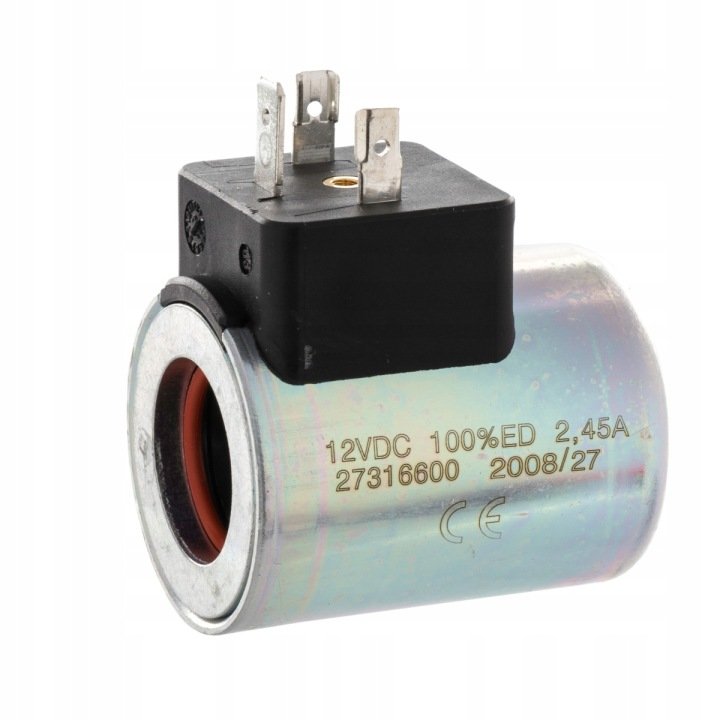 Cewka-elektrozaworu-12V-fi-19mm-dl-49-4mm-KREV-03 Cewka elektrozaworu 12V fi 19mm dł. 49,4mm KREV-03