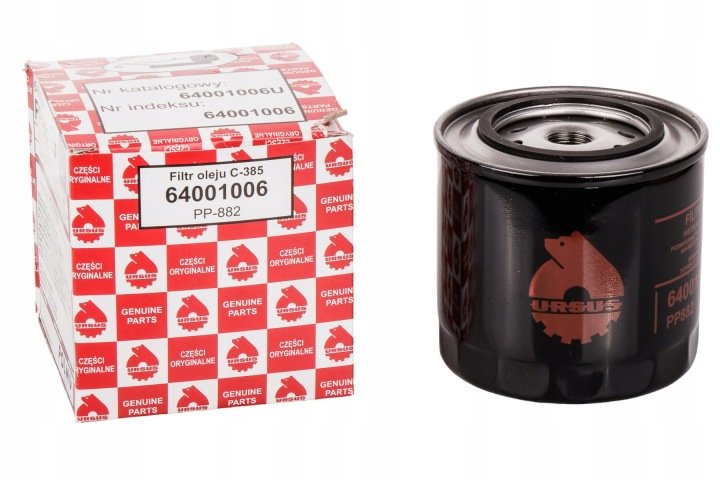 Filtr oleju PP-882 C-385 ORYGINAŁ URSUS odpowiednik 64001006 64.001.006