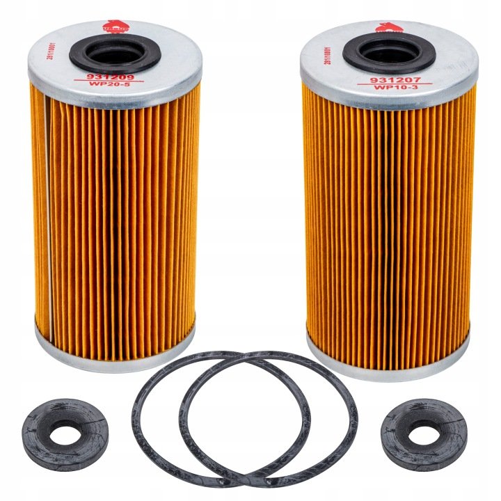 Filtry paliwa Zetor 5211 7211 Ursus 1224 1614 kpl. 931207 931209 ORYGINAŁ