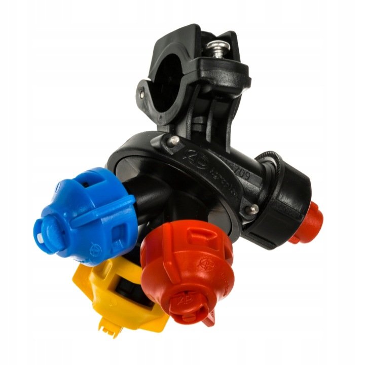 Glowica-potrojna-opryskiwacza-na-rurke-22mm-fi-7 Głowica potrójna opryskiwacza na rurkę 22mm fi 7