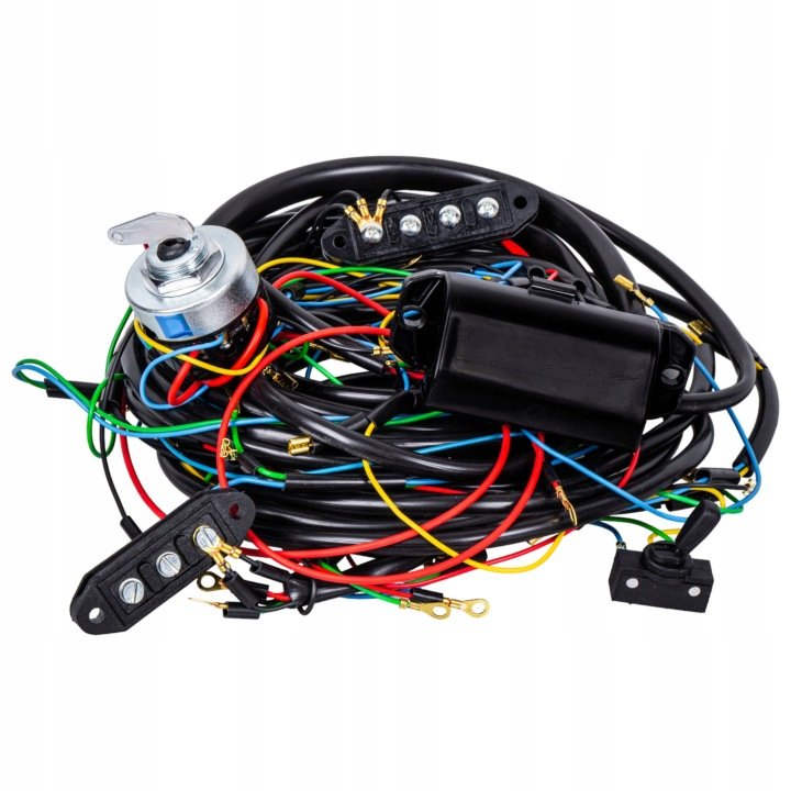Instalacja-elektryczna-C330-Ursus-laczona-pod-pradnice-przewody-gr-0-75mm Instalacja elektryczna C330 Ursus łączona pod prądnicę przewody gr. 0,75mm