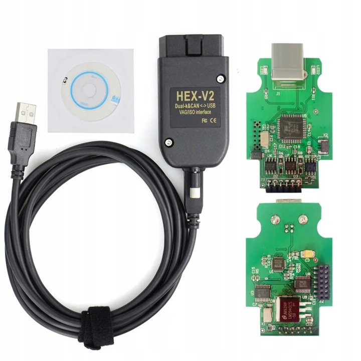 Interface-cable-VAG-H-EX-V2-26-3-ENG-25-3PL-Atmega162-FT232-K-CAN-VCDS-OBD2 Interfejs Diagnostyczny HEX-2 + VCDS 25.3. VW AUDI SKODA SEAT 1996-2022
