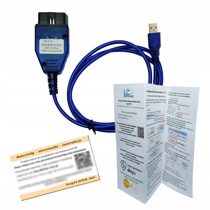 Interfejs-K-Line-OBD2-do-INPA-ISTA-NCS-Expert-WinKFP-do-BMW-seria-E-Mini Interfejs K-Line OBD2 do INPA ISTA NCS WINKFP do BMW seria E