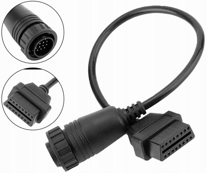 KABEL ADAPTER PRZEJŚCIÓWKA OBDII OBD2 DO MERCEDES BENZ SPRINTER VW 14PIN
