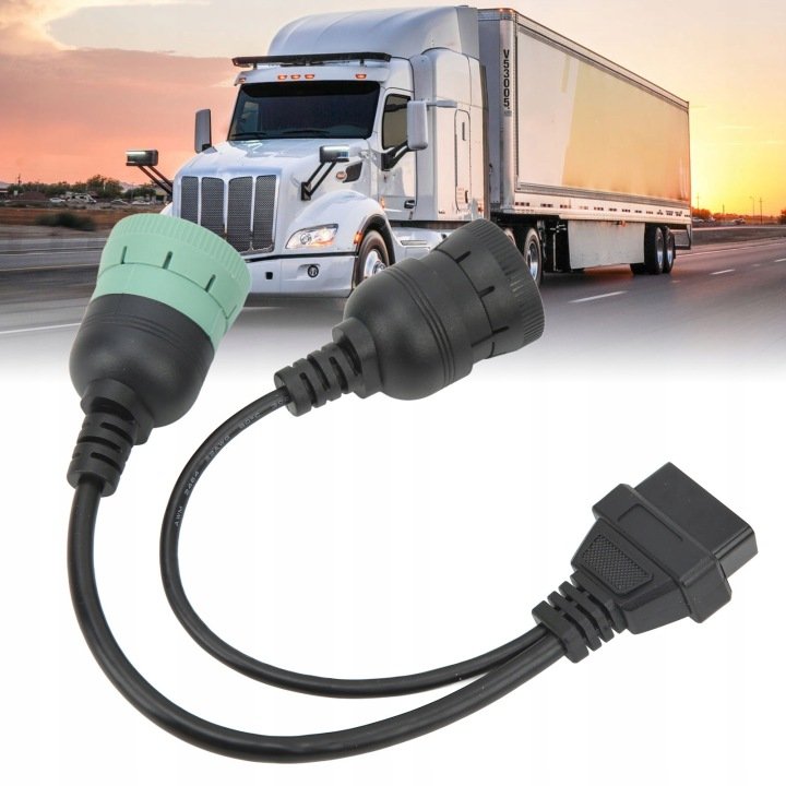 KABEL-SKANERA-OBD2-DO-SAMOCHODOW-CIEZAROWYCH-Z-ROZDZIELACZEM-Y Kabel adapter OBD2 6PIN J1708 9PIN J1939 16PIN