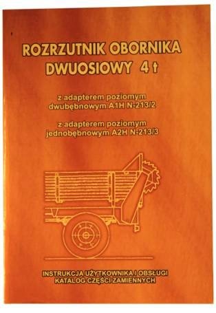 KATALOG-CZESCI-ROZRZUTNIK-OBORNIKA-DWUOSIOWY-4T KATALOG CZĘŚCI ROZRZUTNIK OBORNIKA DWUOSIOWY 4T