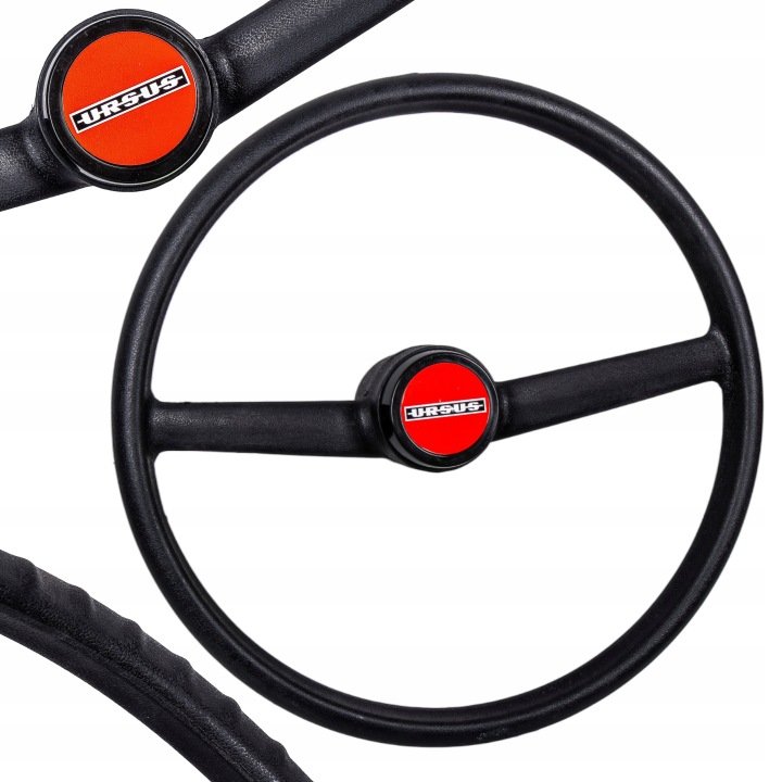 Kierownica Ursus C-360 C-330 z pokrywą 2-ramienna stary typ 420mm 46434130