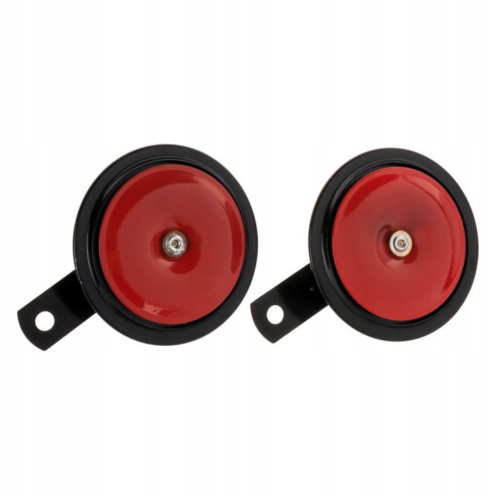 Klakson-sygnal-dzwiekowy-12V-komplet-2szt-fi-90mm Klakson sygnał dźwiękowy 12V komplet 2szt. fi 90mm