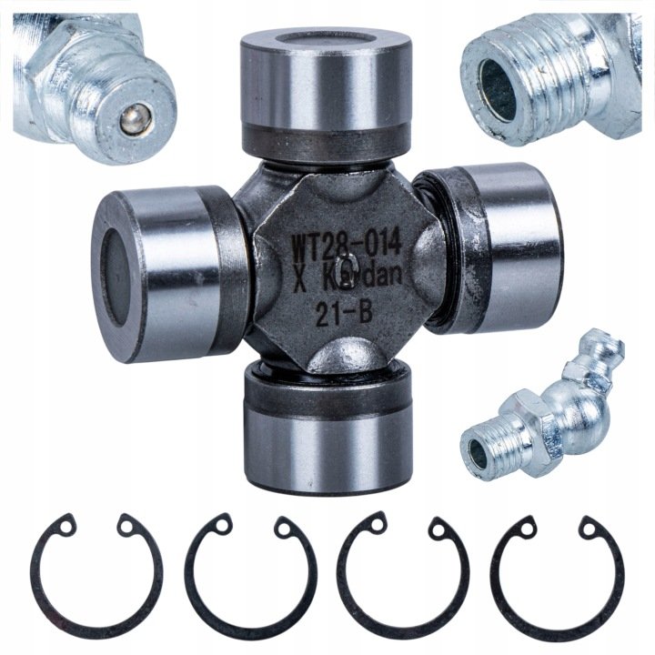 Krzyżak wału 24x61mm kompletny do wałka przegubowego 67924X61