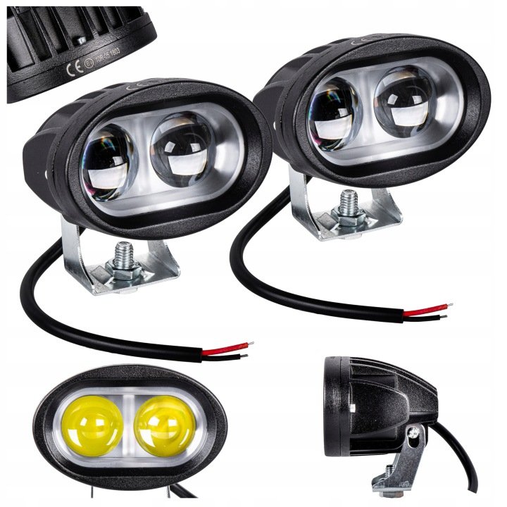 LAMPA-OPRYSKIWACZA-ROBOCZA-2-LED-biala-swiatlo-skupione-2-szt LAMPA OPRYSKIWACZA ROBOCZA 2 LED biała światło skupione 2 szt.