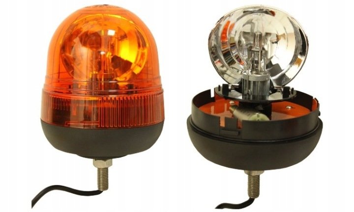 LAMPA OSTRZEGAWCZA BŁYSKOWA 12V 55W H3 ZE ŚRUBĄ