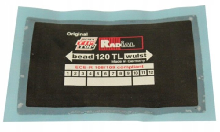 LATKA-DO-OPON-RADIALNYCH-1szt-TIP-TOP-80x125mm ŁATKA DO OPON RADIALNYCH 1szt. TIP TOP 80x125mm