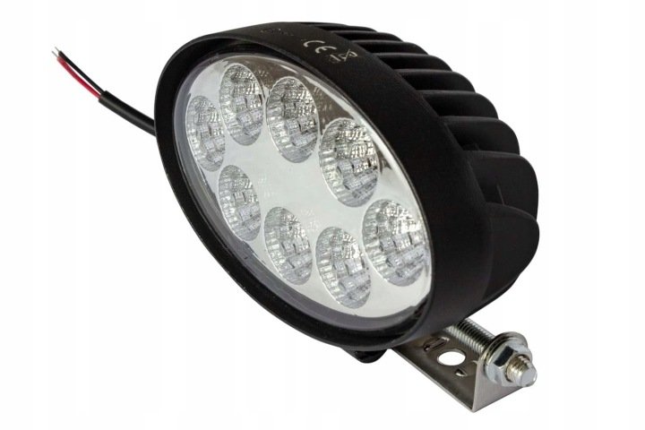 Lampa-Reflektor-robocza-8-LED-24W-1900lm-owalna-12V-24V-ciagnik-IP67-E9 Lampa Reflektor robocza 8 LED 24W 1900lm owalna 12V 24V ciągnik IP67 E9