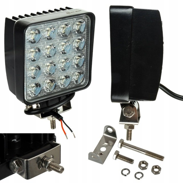 Lampa-Robocza-PANEL-LED-OFF-ROAD-diodowa-12V-24V Lampa Robocza PANEL LED OFF ROAD diodowa 12V 24V