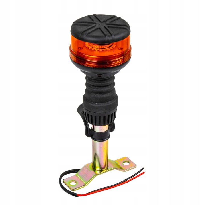 Lampa-blyskowa-ostrzegawcza-pomaranczowa-LED-Agtech-mocowanie-typ-T Lampa błyskowa ostrzegawcza pomarańczowa LED Agtech + mocowanie typ T
