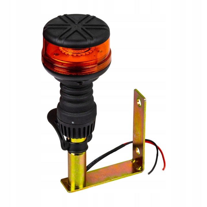 Lampa błyskowa ostrzegawcza pomarańczowa LED + mocowanie Microrot U