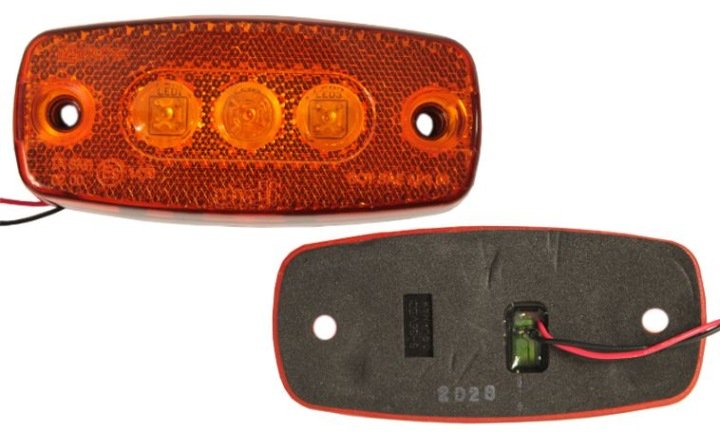 Lampa-diodowa-uniwersalna-obrysowa-3x-LED Lampa diodowa uniwersalna obrysowa 3x LED