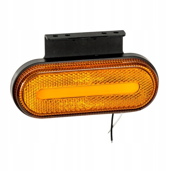 Lampa obrysowa LED 1224V 120x45mm E9 pomarańczowa