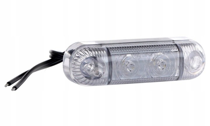 Lampa obrysowa przednia Led W61 12V 24V biała