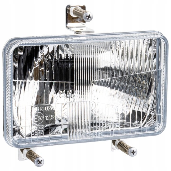 Lampa przednia MF H4 T4W 12V 24V halogen reflektor prostokątny 168x106mm IP