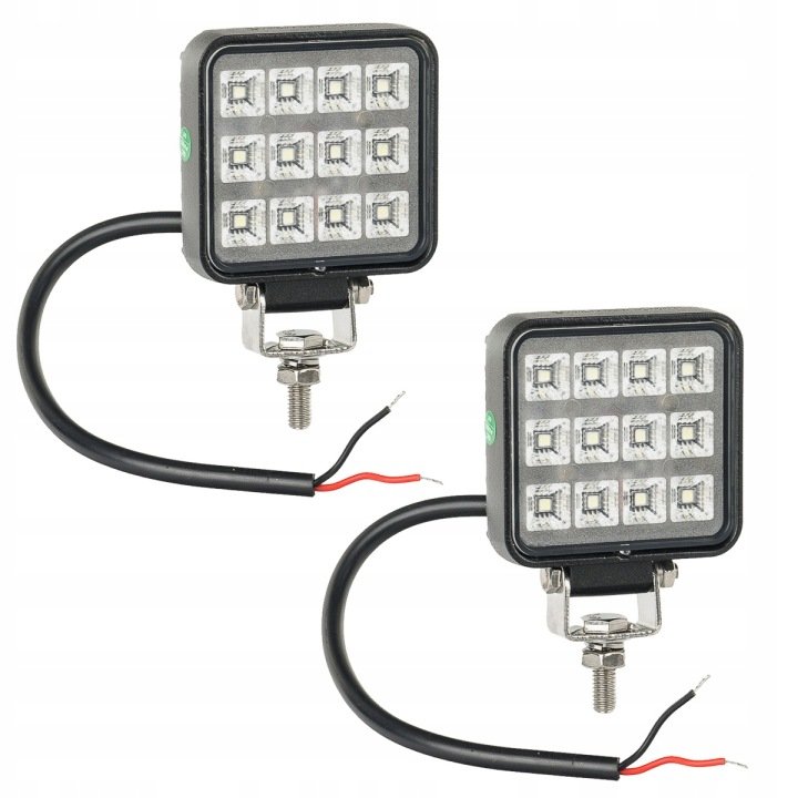 Lampa robocza 12 LED włącznik 12-24V światło rozproszone TruckLed 2szt.