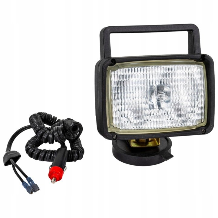 Lampa-robocza-12V-2x-zarowka-H3-magnes-zapalicznka-Agtech Lampa robocza 12V 2x żarówka H3 magnes zapalicznka Agtech