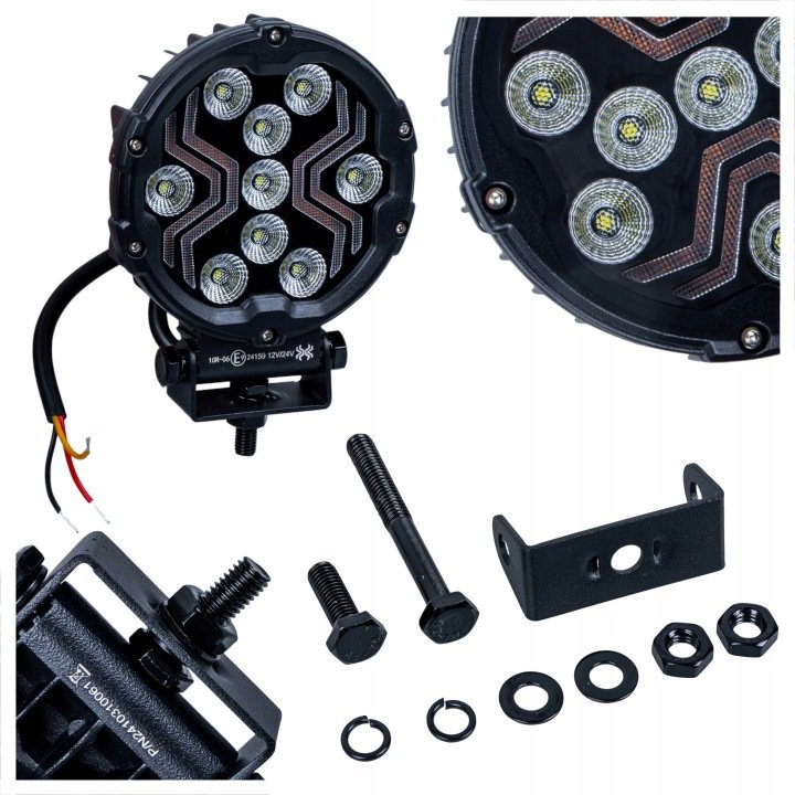 Lampa-robocza-LED-12V-24V-18W-1700lm-Homologacja-ECE-R10-Kamar-X-SPIDER-3 Lampa robocza LED 12V 24V 18W 1700lm Homologacja ECE R10 Kamar X-SPIDER 3
