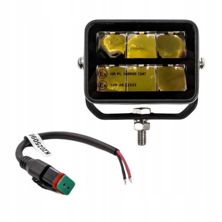 Lampa robocza LED do ciągnika 12V 24V prostokątna 3,4'' diody OSRAM HOXSO