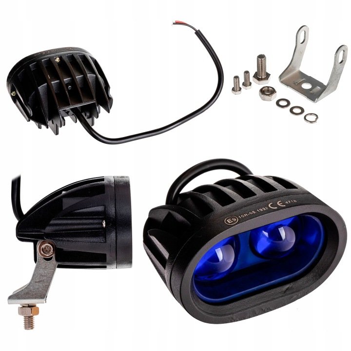 Lampa robocza LED niebieska opryskiwacz widlak