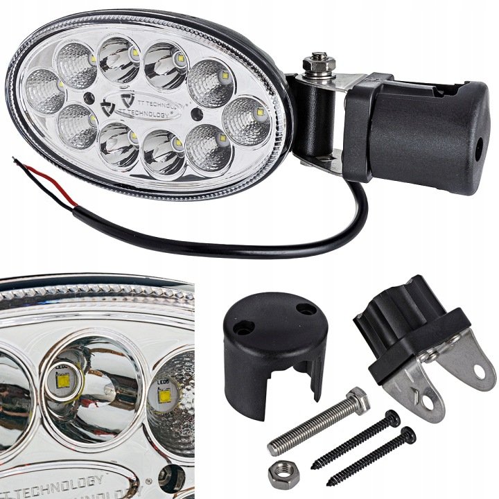 Lampa robocza LED uchwyt boczny Case New Holland