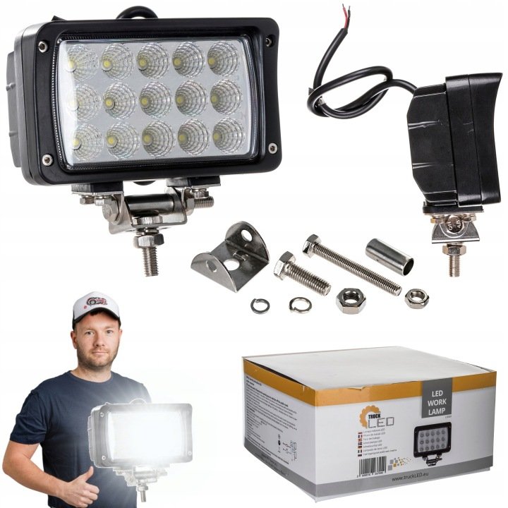 Lampa-robocza-halogen-15-Led-45W-12V-24V-1720Lm Lampa robocza halogen 15 Led 45W 12V 24V 1720Lm