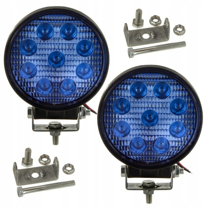 Lampa-robocza-halogen-LED-27W-swiatlo-rozproszone-Zestaw-2szt Lampa robocza halogen LED 27W światło rozproszone Zestaw 2szt.