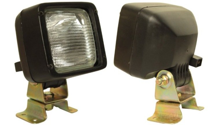 Lampa-robocza-z-zarowka-H3-55W-12V-halogen-kwadratowy-z-mocowaniem Lampa robocza z żarówką H3 55W 12V halogen kwadratowy z mocowaniem