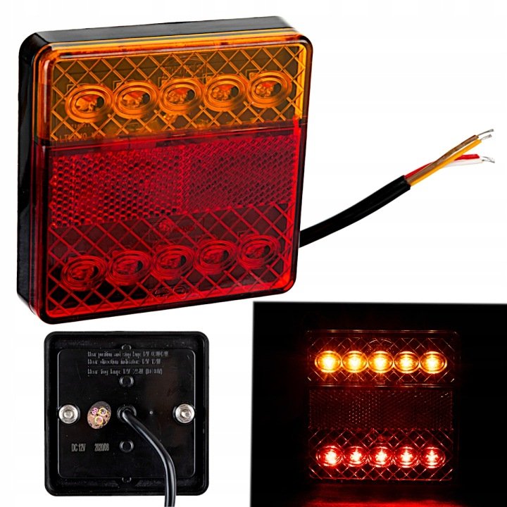 Lampa-tylna-zespolona-12V-10-LED-30W-Lewa-Prawa Lampa tylna zespolona 12V 10 LED 30W Lewa/Prawa