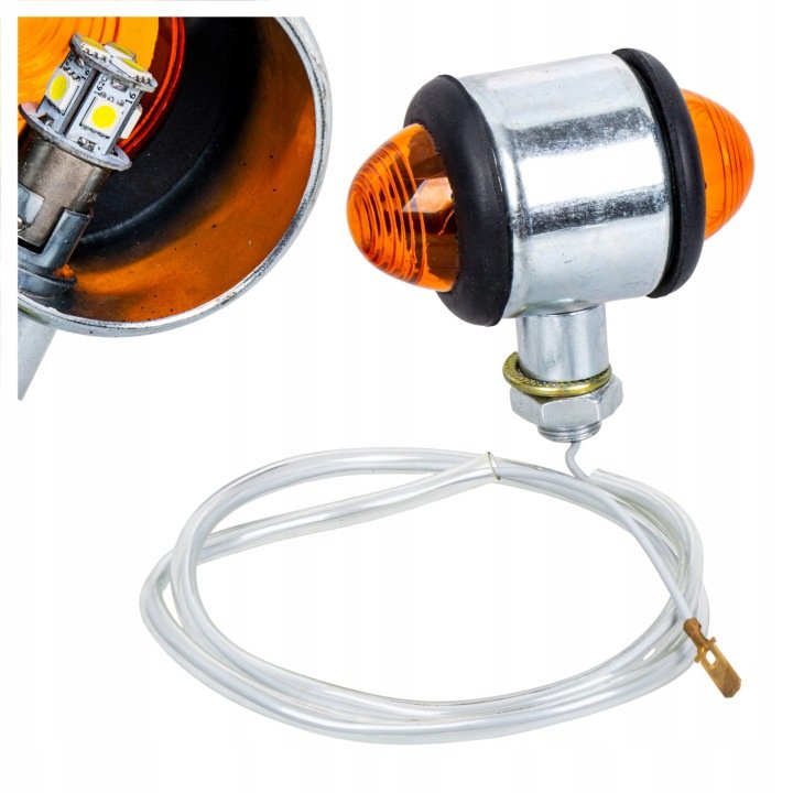 Lampka Kierunkowskazu Pomarańczowa błotnika Ursus C-330 C-335 + żarówka LED