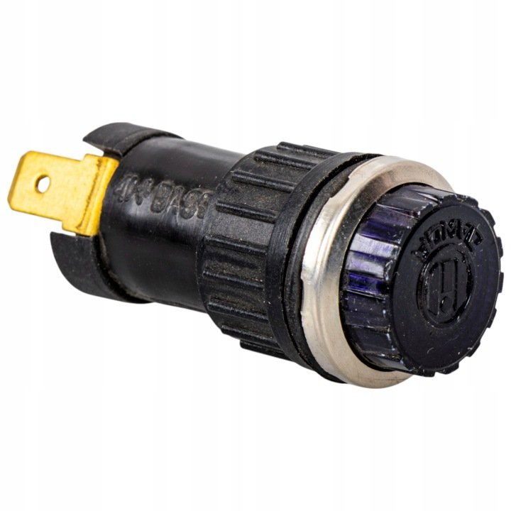 Lampka kontrolna niebieska 12V 24V fi-17mm Inprodus do ciągnika kombajnu