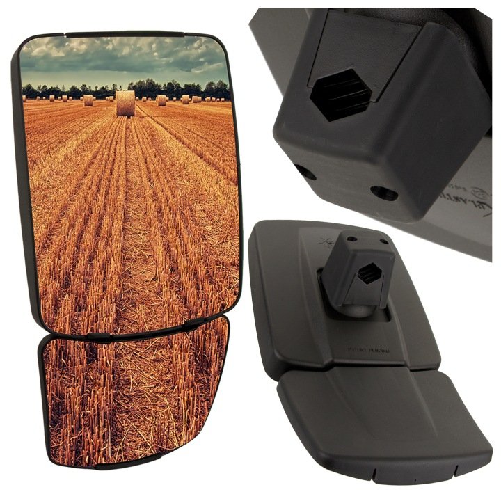 Lusterko podwójne 223x435 CASE New Holland John Deere MF AL229293