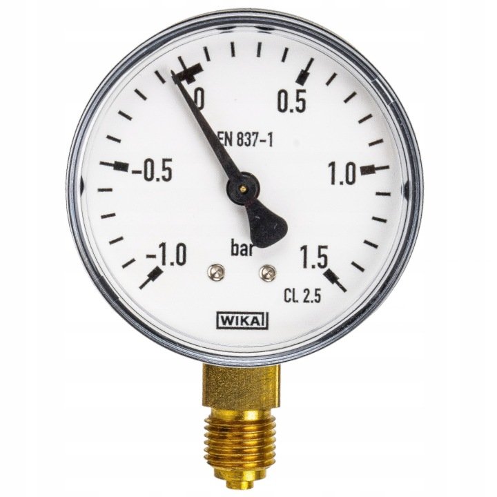 MANOMETR-PROZNIOWY-1-4-63mm-od-1-do-1-5-BAR MANOMETR PRÓŻNIOWY 1/4" 63mm od -1 do 1,5 BAR
